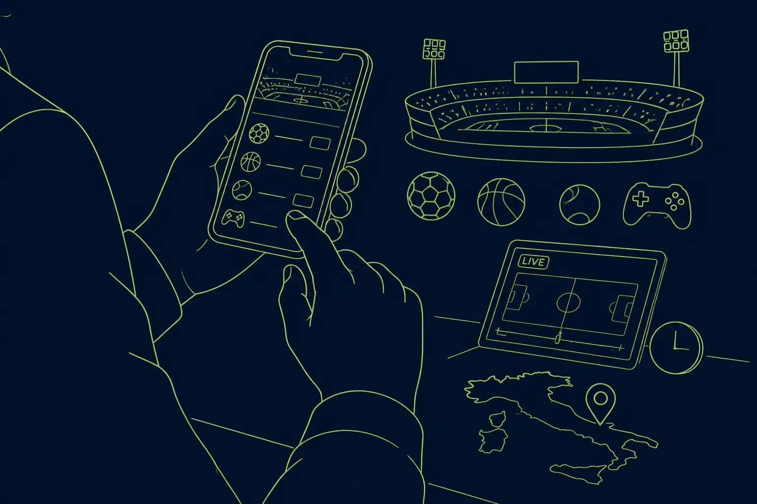 Wazamba Scommesse: Sportsbook con Bonus e Live Betting visual guide for Wazamba